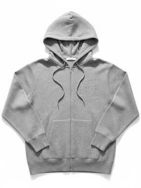 Thakoon Sweater full zip oversized hoodie, size XL, color heather gray NWT
